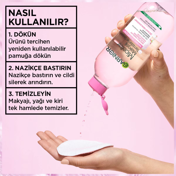 میسلار واتر گارنیر 400 میل مدل Skin Naturals