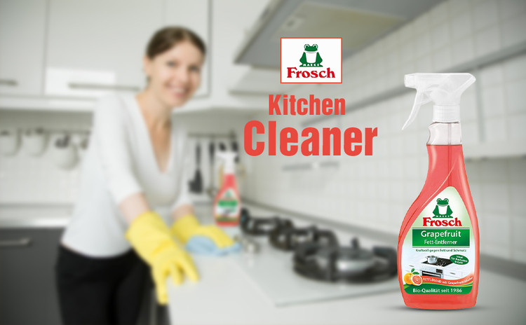 اسپری پاک کننده چربی با رایحه گریپ فروت فروش Frosch اورجینال