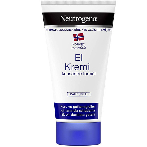 کرم دست نرم کننده و مغذی نوتروژینا مدل Parfümlü | مناسب پوست های خشک و آسیب دیده