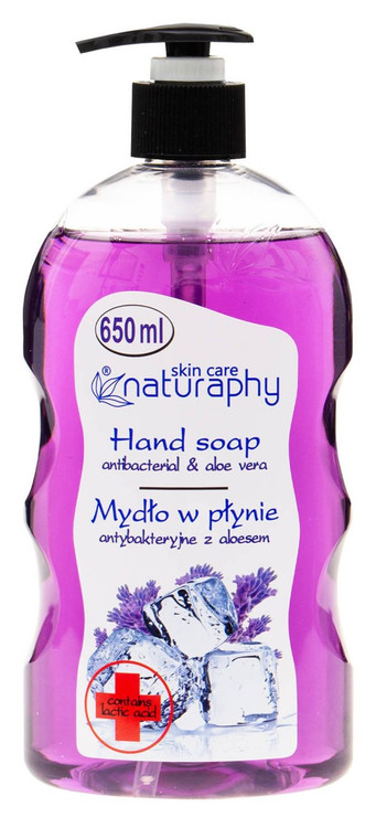 صابون مایع آنتی باکتریال حاوی عصاره اسطوخودوس و آلوئه ورا ناتورافی