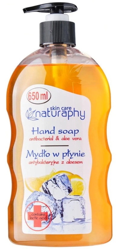صابون مایع آنتی باکتریال حاوی عصاره لیمو و آلوئه ورا ناتورافی