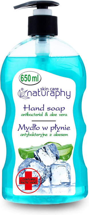 صابون مایع آنتی باکتریال حاوی عصاره آلوئه ورا ناتورافی