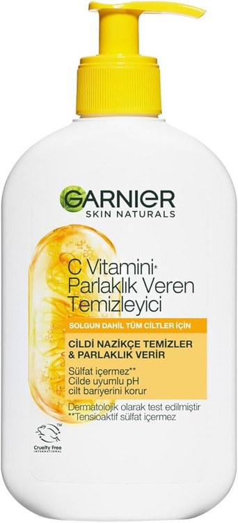 ژل شستشوی صورت ویتامین C گارنیر