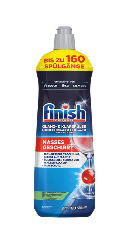 مایع جلا دهنده 800 میل ماشین ظرفشویی فینیش آلمانی