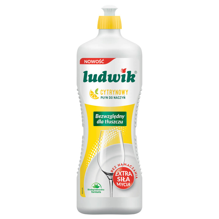مایع ظرفشویی 1040 گرمی لودویک با رایحه لیمو
