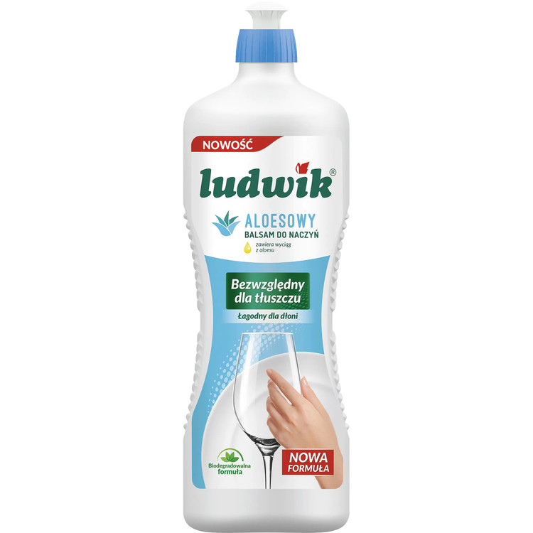 مایع ظرفشویی 1040 گرمی لودویک با رایحه آلوئه ورا