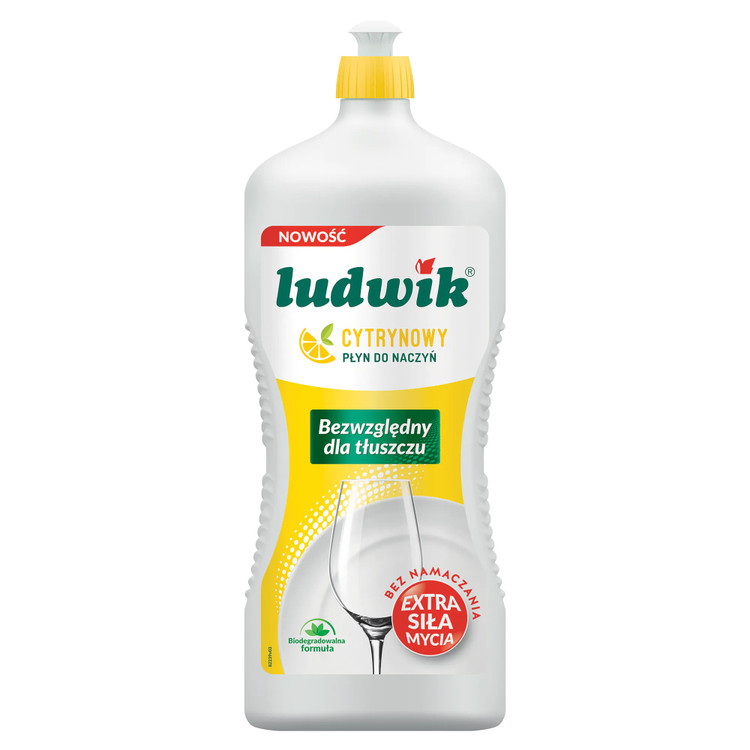 مایع ظرفشویی 1350 گرمی لودویک با رایحه لیمو