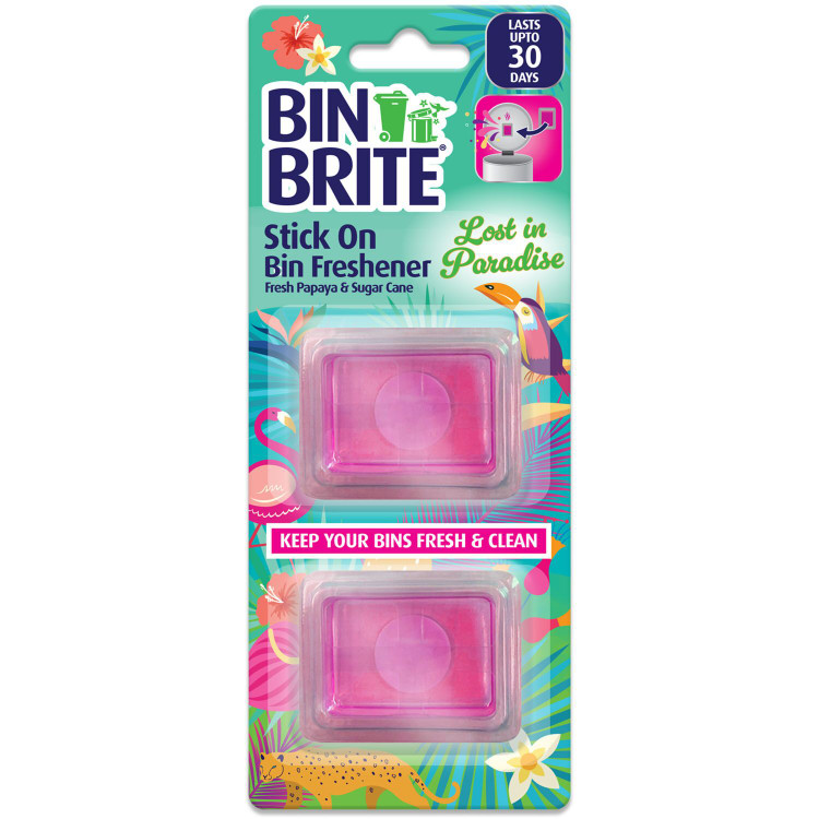 خوشبو کننده سطل زباله 2 عددی بین برایت انگستان مدل Lost In Paradise