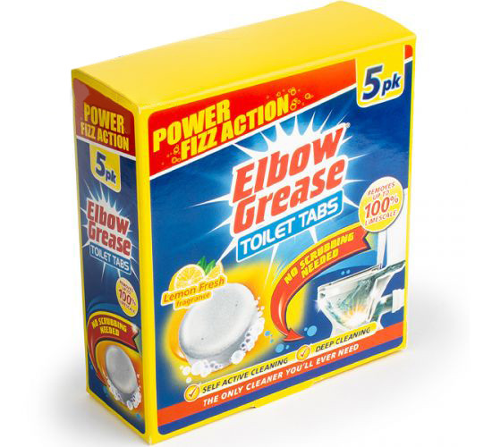 قرص پاک کننده توالت فرنگی البوو گریس انگلستان با رایحه Lemon Fresh