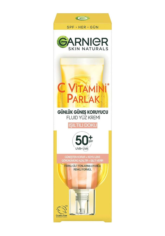 ضد آفتاب روزانه ویتامین C گارنیر مدل رنگی