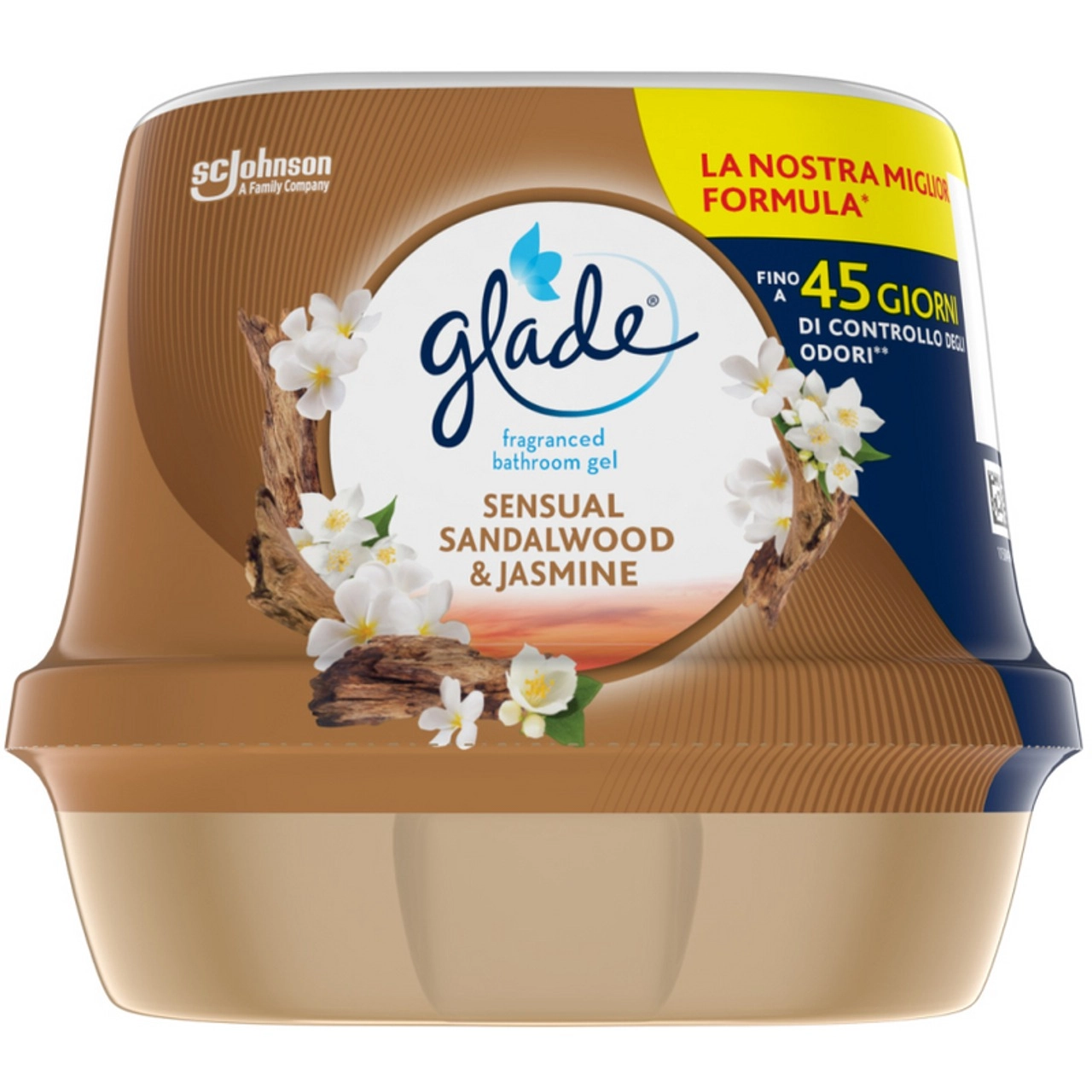 ژل خوشبو کننده سرویس بهداشتی گلد ایتالیا مدل Sensual Sandalwood & Jasmine