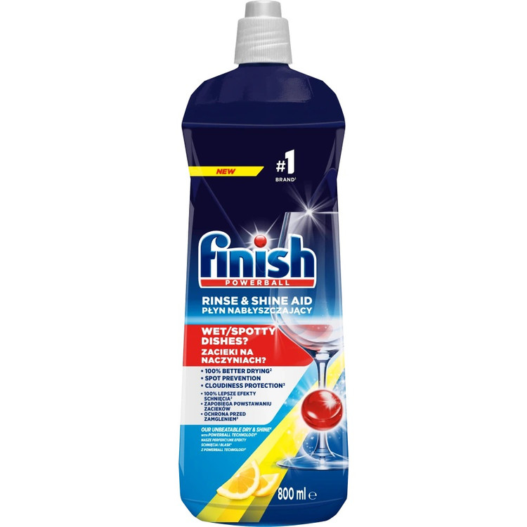 مایع جلا دهنده 800 میل ماشین ظرفشویی فینیش لهستان با رایحه لیمویی