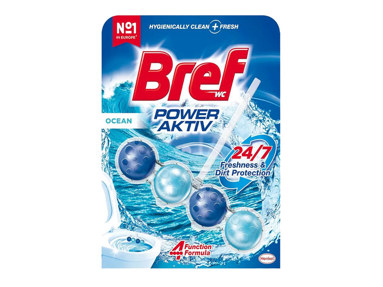 خوشبو کننده توپی توالت فرنگی 4 عددی برف با رایحه اقیانوس