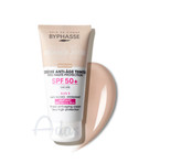کرم ضدآفتاب و ضدچروک روزانه بایفاس +SPF 50 | کرم رنگی با تناژ متوسط طبیعی MEDIUM