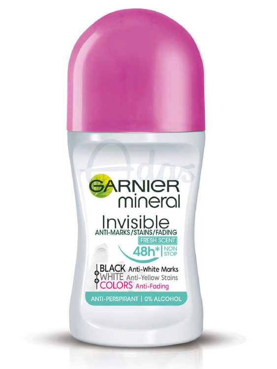 مام رول زنانه ضد تعریق 48 ساعته گارنیر مدل Invisible