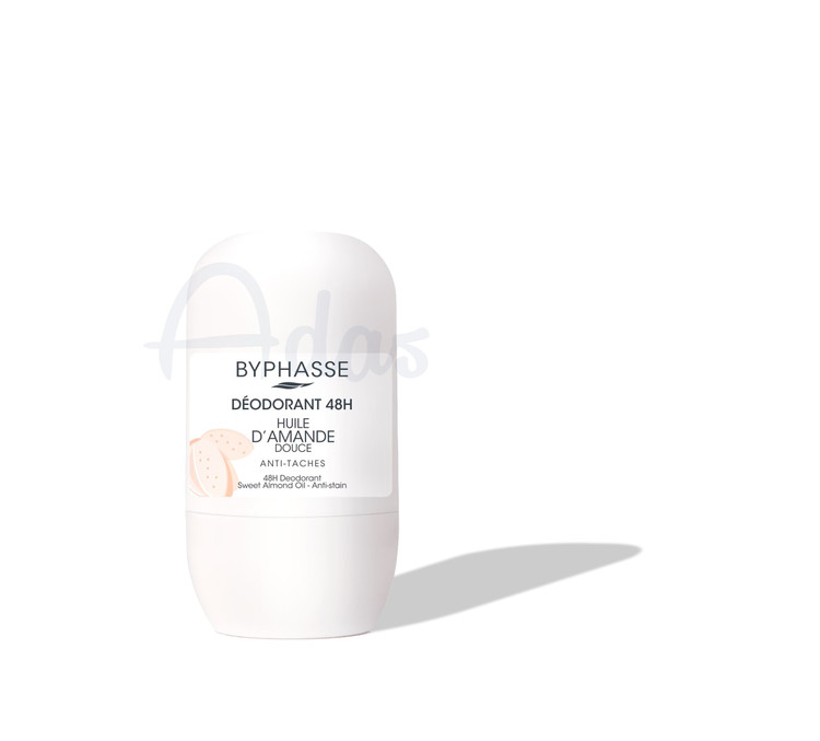 مام رول دئودورانت 48 ساعته زنانه بایفاس با رایحه بادام شیرین مدل Huile D'amande Douce