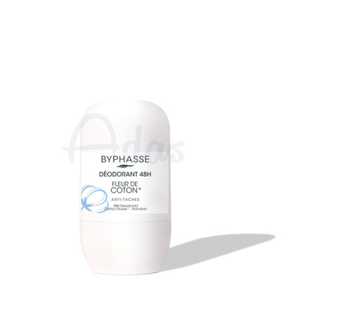 مام رول دئودورانت 48 ساعته زنانه بایفاس با رایحه گل پنبه مدل Fleur de COTON