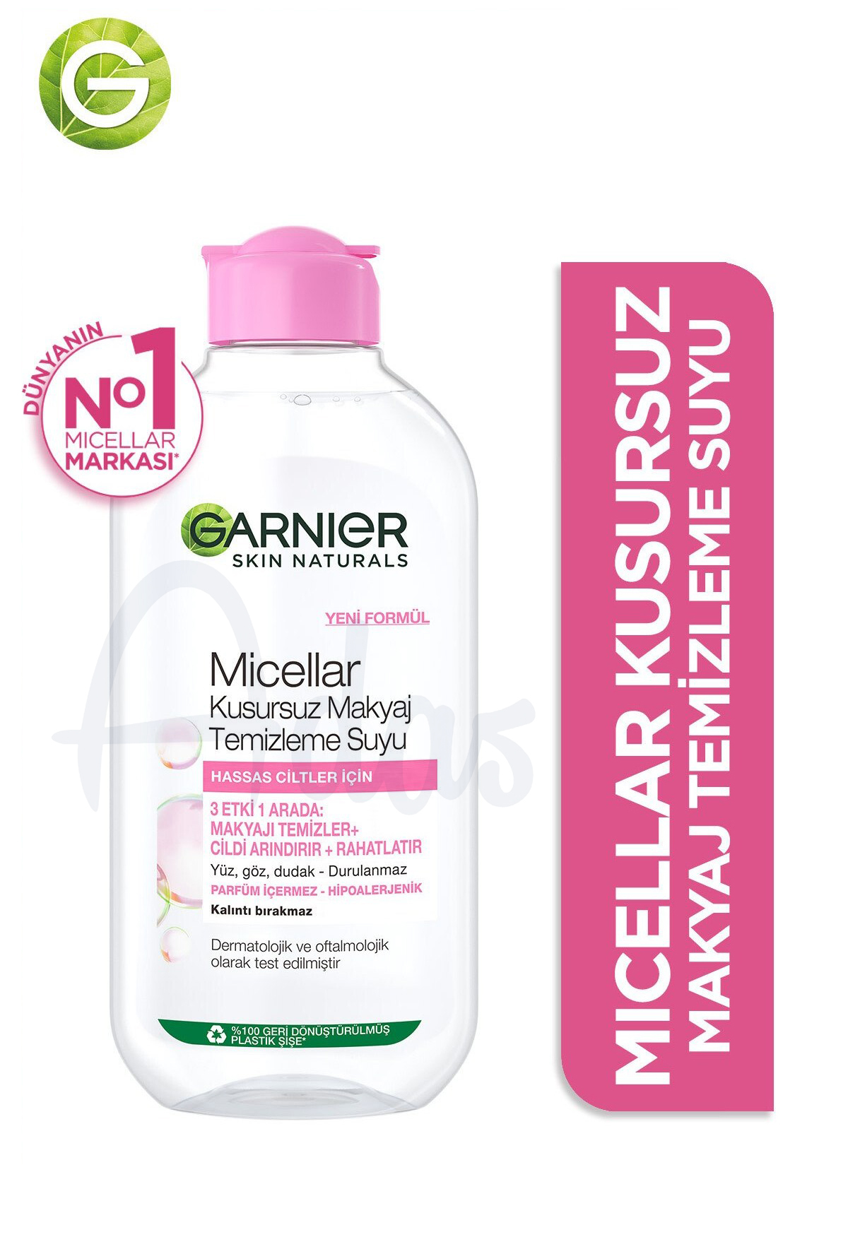 میسلار واتر گارنیر 200 میل مدل Skin Naturals مناسب پوست های حساس