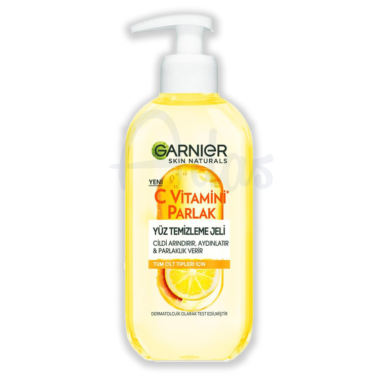 ژل شستشوی صورت روشن کننده گارنیر حاوی ویتامین C