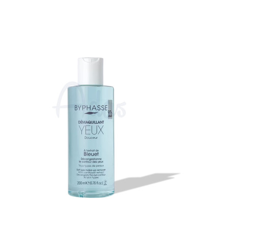 پاککننده ملایم آرایش دور چشم بایفاس حاوی عصاره گل گندم | مناسب پوست حساس