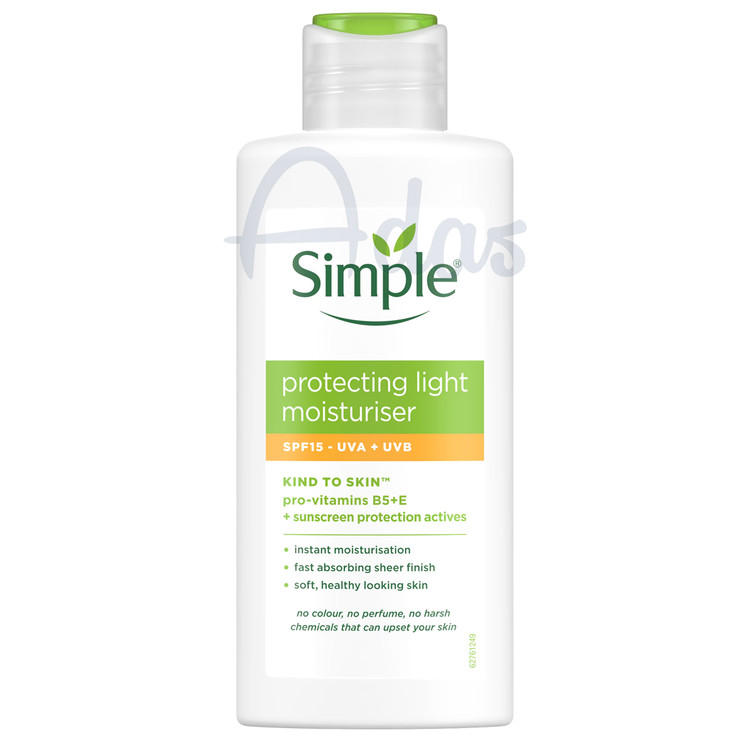 کرم مرطوب کننده سبک و محافظ پوست سیمپل با SPF15