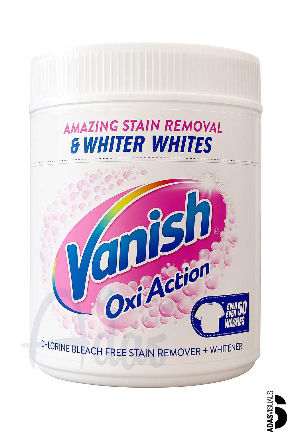 پودر لکه‌بر لباس ونیش مدل Whiter Whites