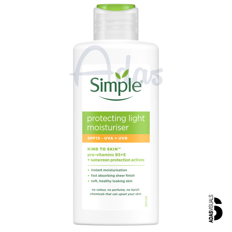 کرم مرطوب کننده سبک و محافظ پوست سیمپل با SPF15