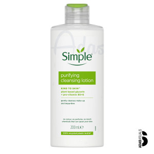 شیرپاک کن تصفیه کننده پوست صورت سیمپل