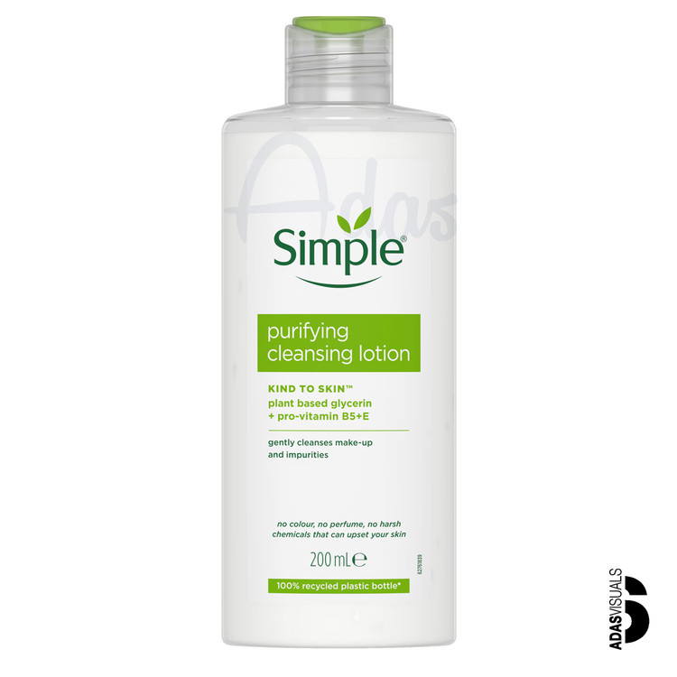 شیرپاک کن تصفیه کننده پوست صورت سیمپل