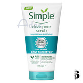 ژل اسکراب سم زدا و پاک کننده صورت روزانه سیمپل