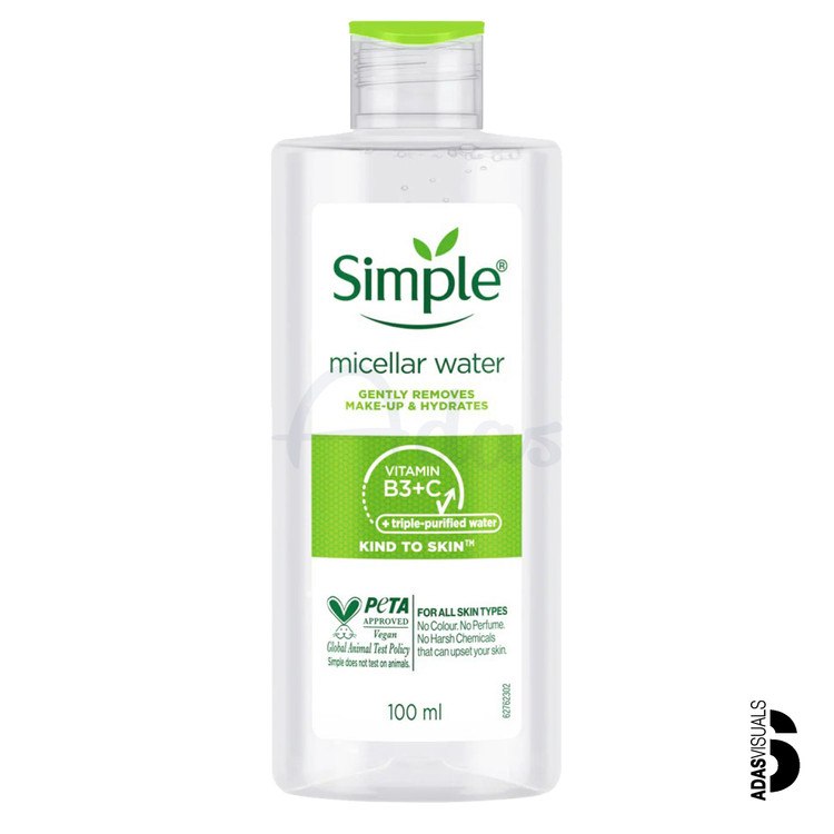 میسلار واتر پاک کننده ملایم صورت سیمپل