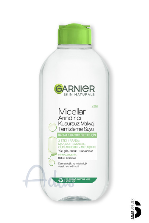 میسلار واتر 3 در 1 گارنیر مدل Skin Naturals | مناسب پوست های حساس و مختلط