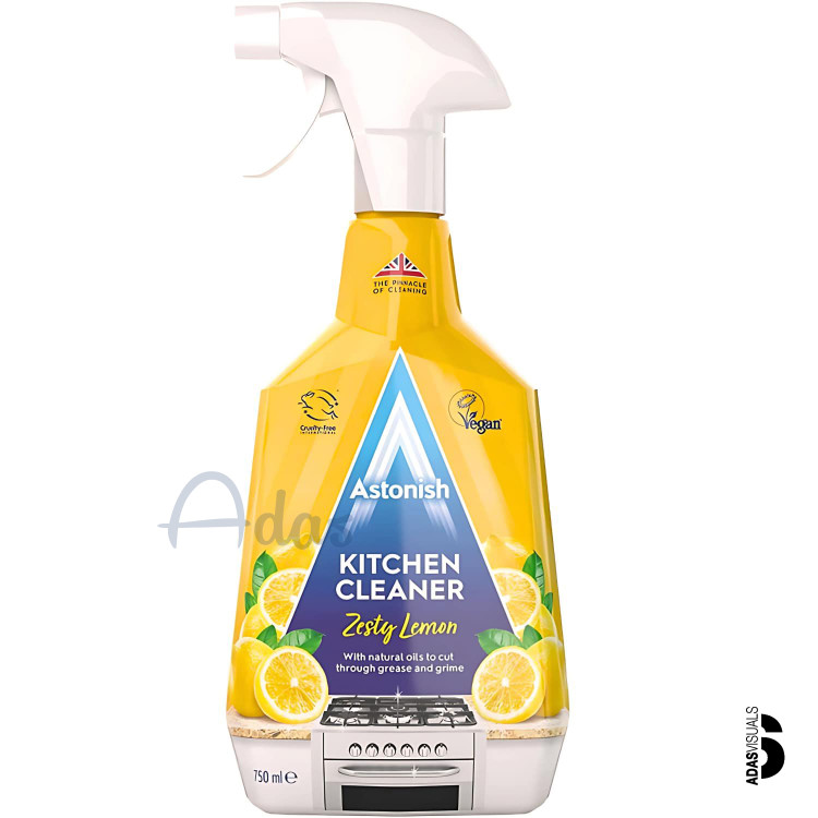 اسپری پاک کننده سطوح آشپزخانه آستونیش با رایحه لیمو ترش
