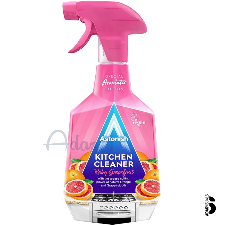 اسپری پاک کننده سطوح آشپزخانه آستونیش با رایحه مرکبات و گریپ فروت