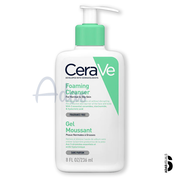 شوینده صورت ژل-فوم 236 میل سراوی