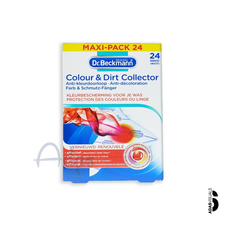 دستمال محافظ و تثبیت کننده رنگ لباس آلمانی Dr.Beckmann بسته 24 عددی