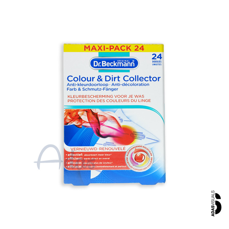 دستمال محافظ و تثبیت کننده رنگ لباس آلمانی Dr.Beckmann بسته 24 عددی