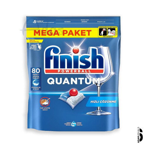 قرص ماشین ظرفشویی 80 عددی فینیش سری کوانتوم