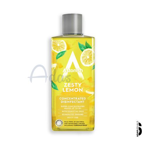 مایع ضدعفونیکننده غلیظ چندمنظوره آستونیش | Zesty Lemon