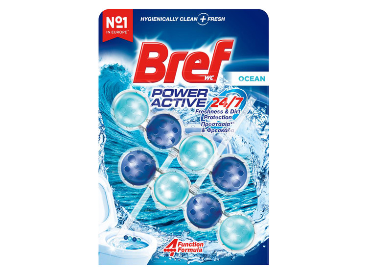 خوشبو کننده توپی توالت فرنگی 8 عددی برف با رایحه اقیانوس