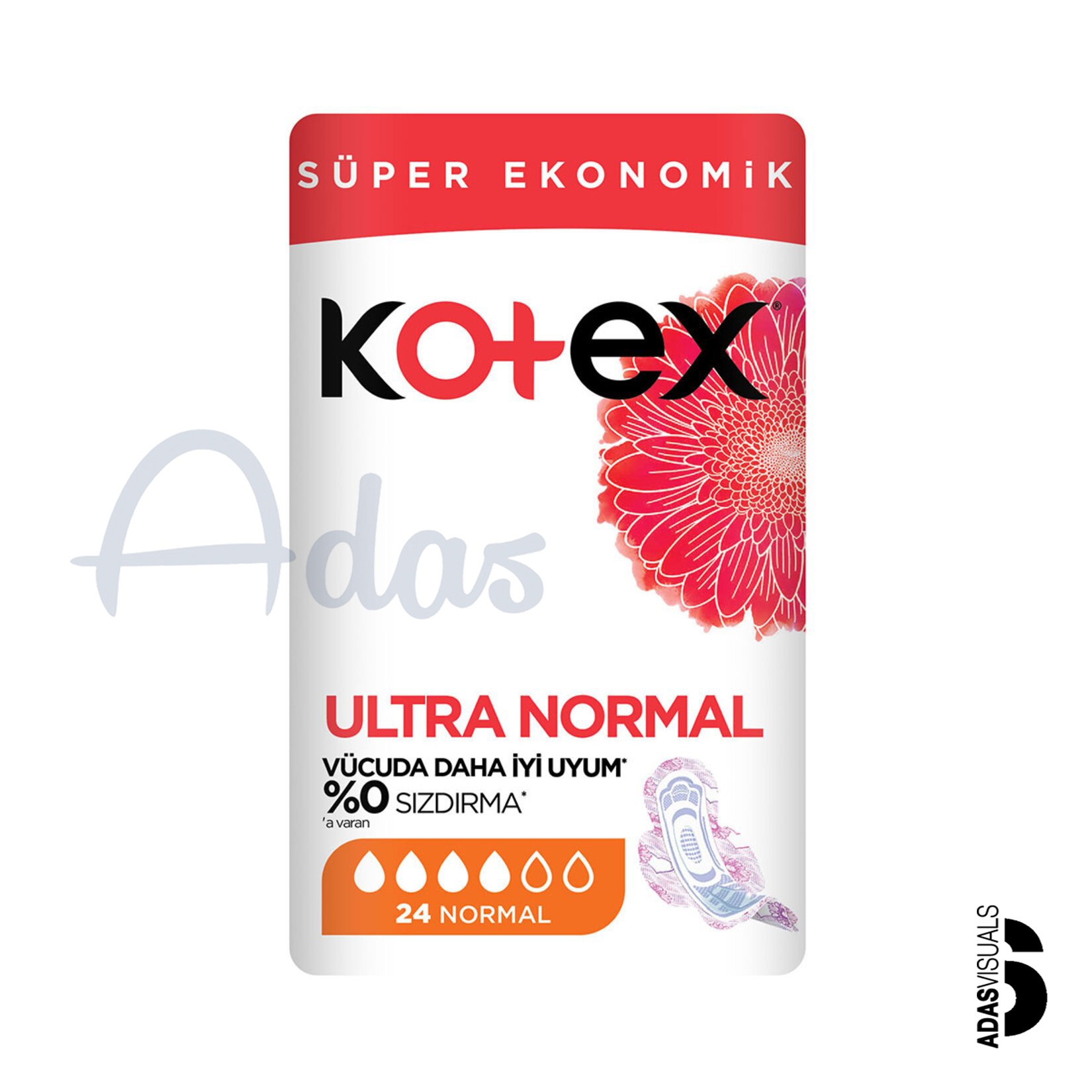 پد بهداشتی بانوان کوتکس مدل Ultra Normal | بسته 24 عددی