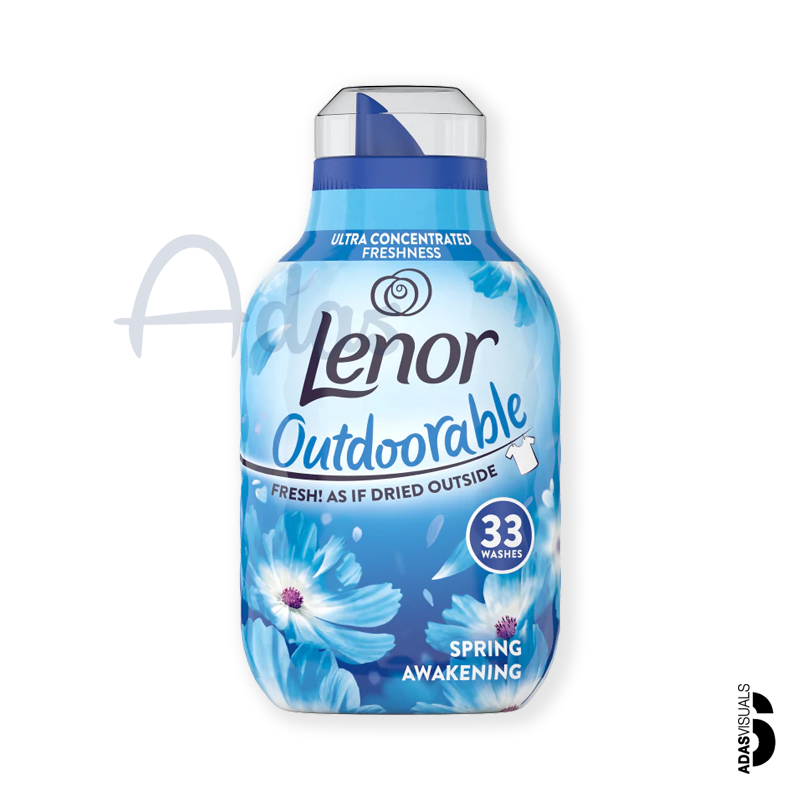 نرم‌کننده و خوشبوکننده لباس لنور، ۳۳ بار شستشو | با رایحه نسیم بهاری