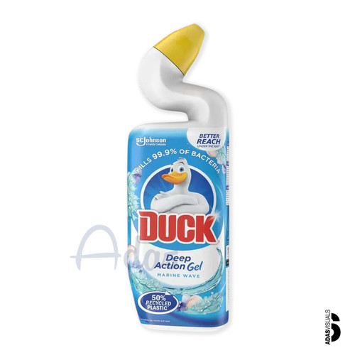 ژل مایع تمیزکننده توالت Duck بریتانیا | پاککنندگی عمیق با رایحه Marine Wave