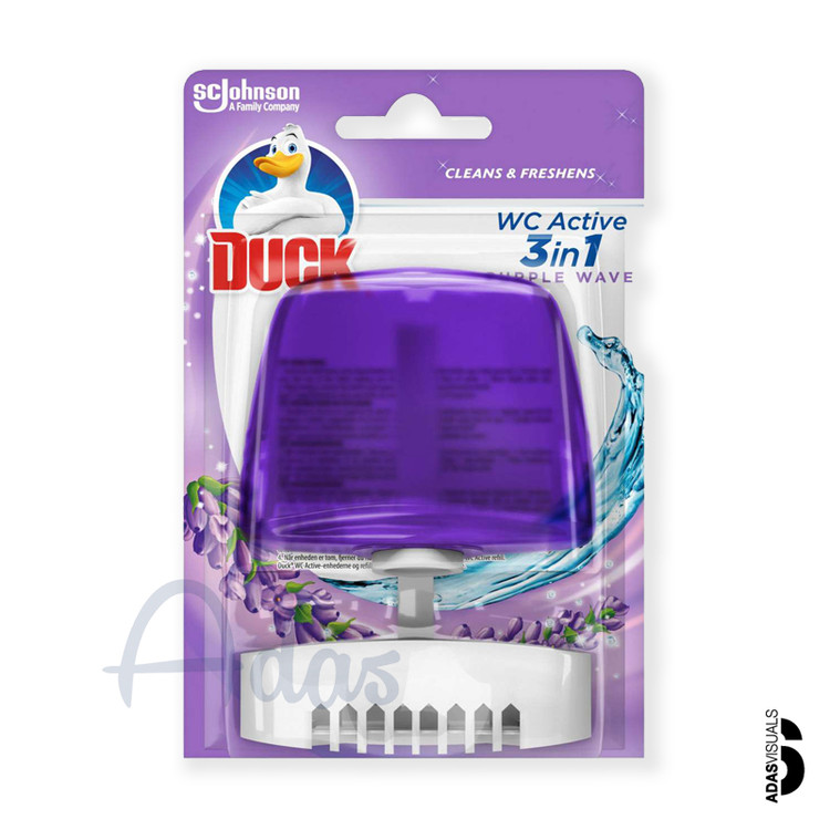 خوشبوکننده 3 در 1 توالت فرنگی Duck بریتانیا | با رایحه اسطوخودوس و طراوت نسیم دریایی