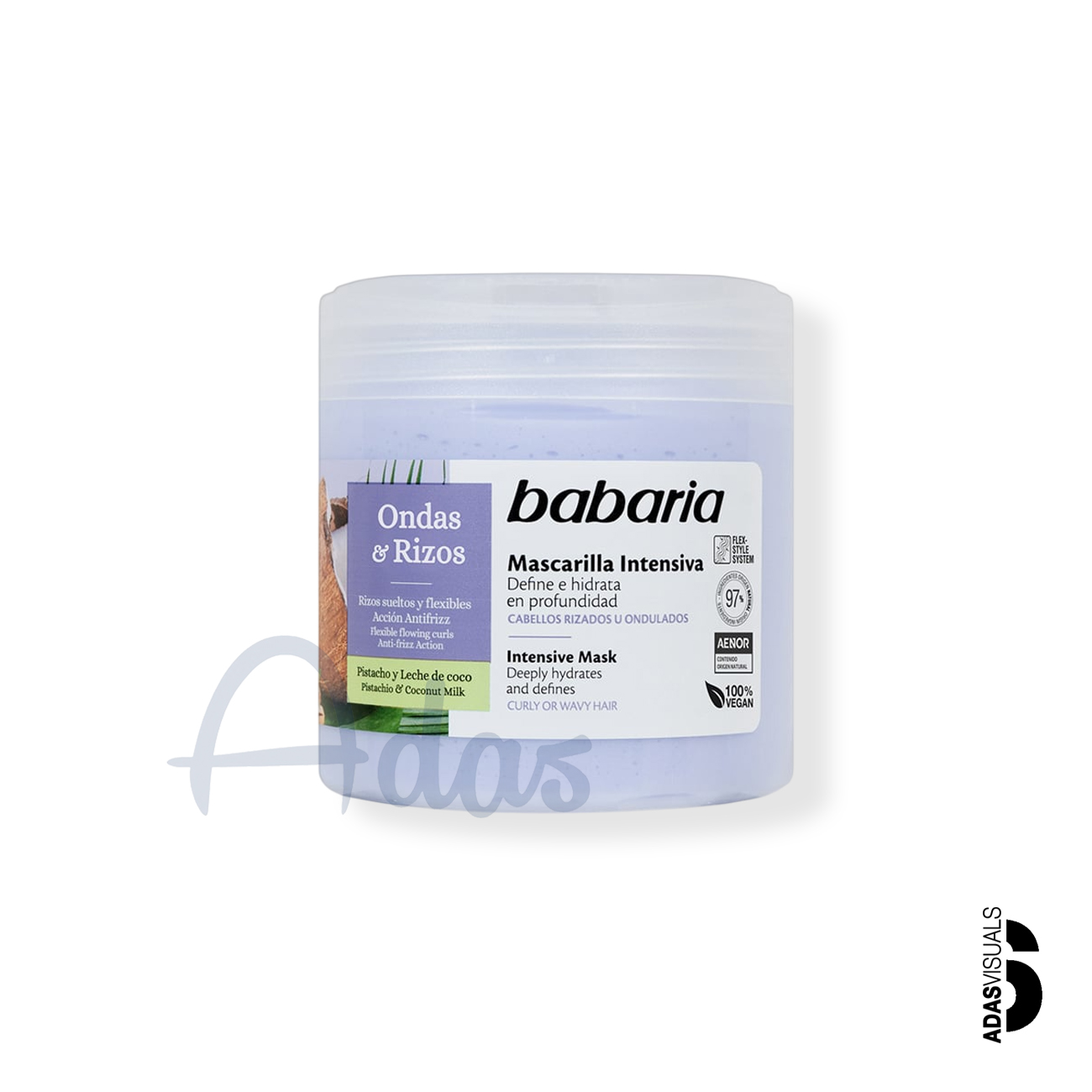 ماسک موی تقویت‌کننده و ضد وز باباریا اسپانیا مدل Ondas & Rizos