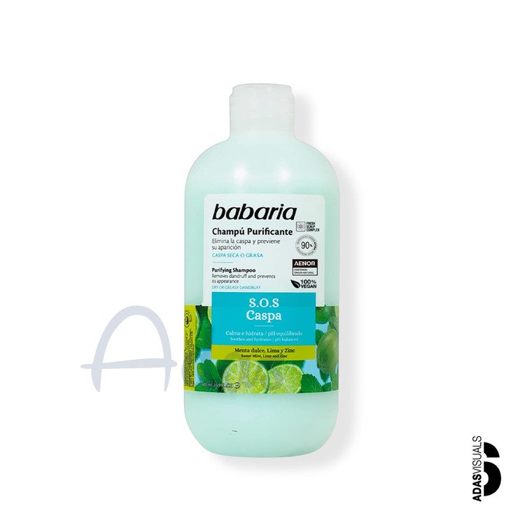 شامپو ضد شوره باباریا اسپانیا مدل S.O.S Caspa