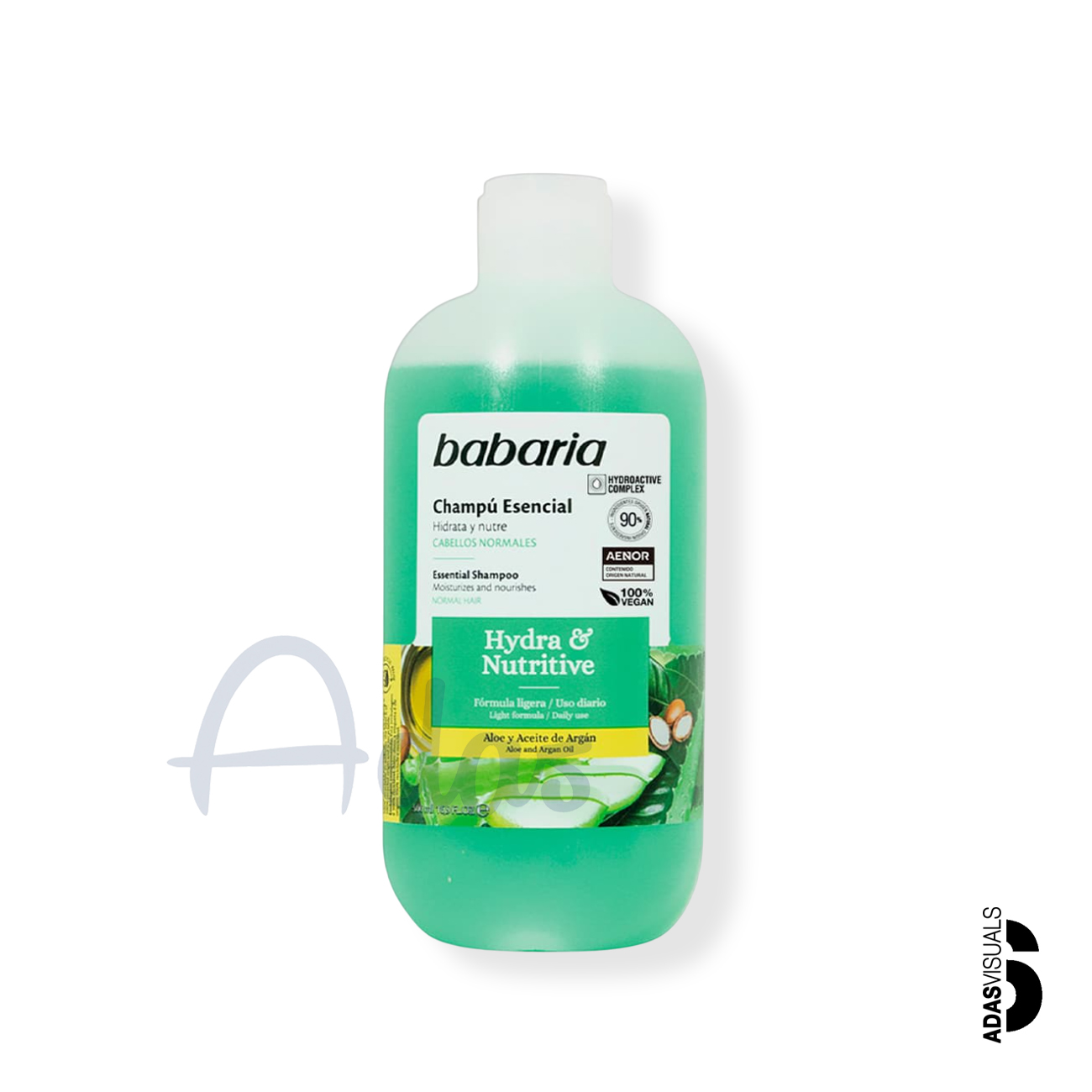 شامپو آبرسان و تقویت‌کننده باباریا اسپانیا  مدل Hydra & Nutritive