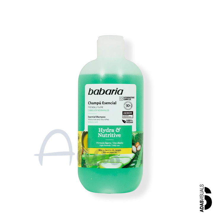 شامپو آبرسان و تقویتکننده باباریا اسپانیا مدل Hydra & Nutritive