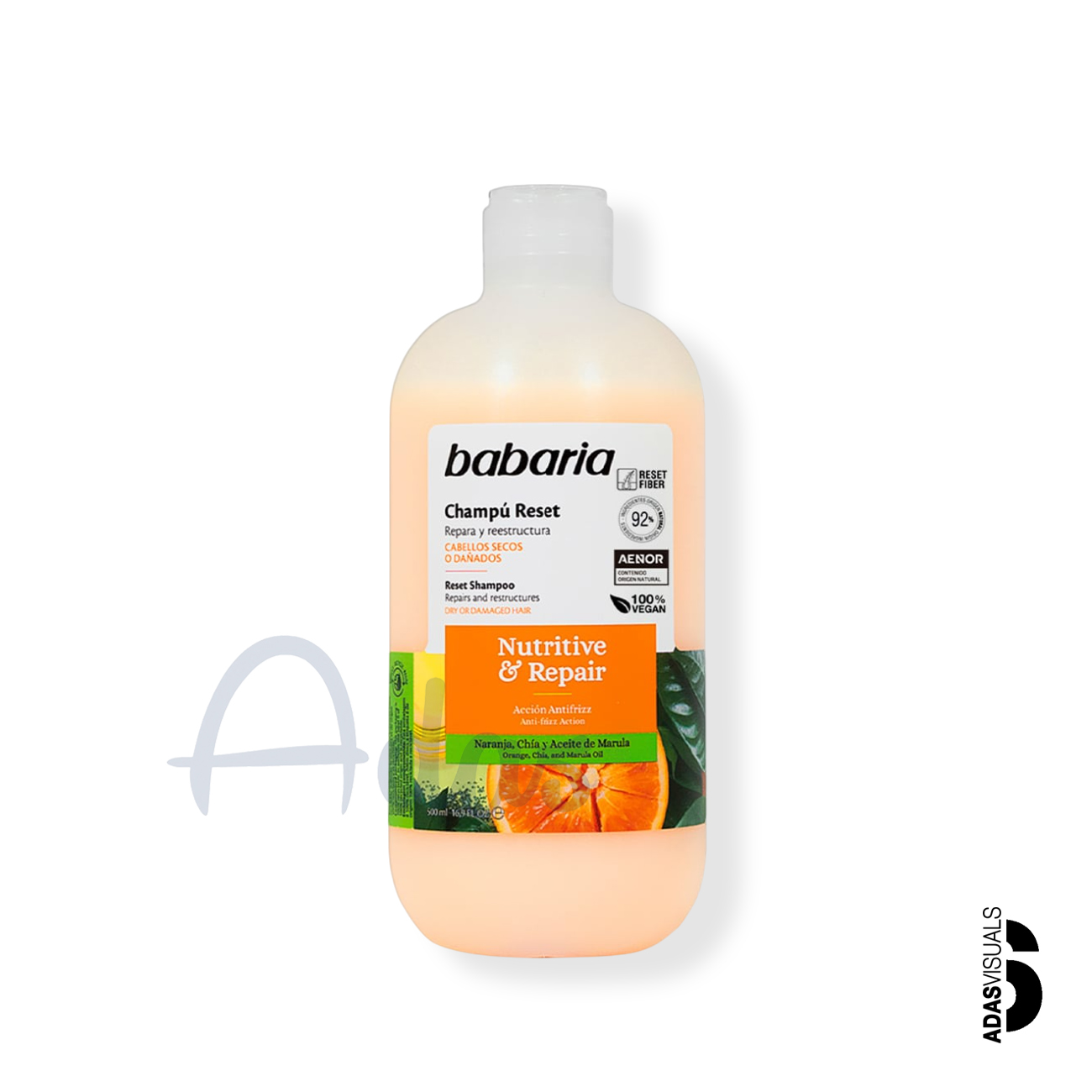 شامپو مغذی و ترمیم کننده باباریا اسپانیا  مدل Nutritive & Repair