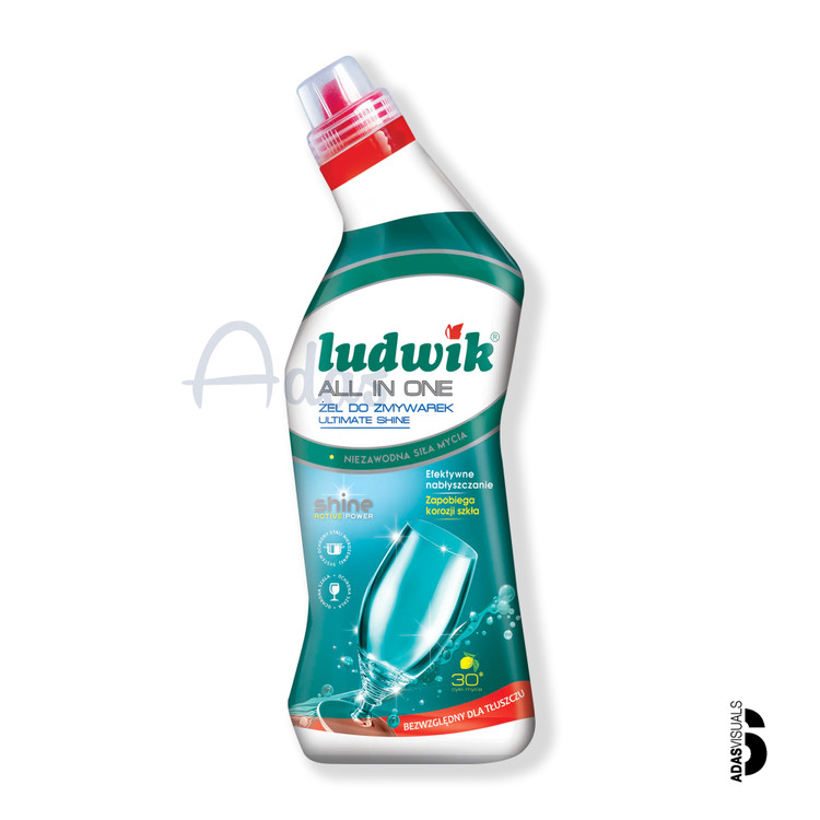 ژل ماشین ظرفشویی 750 میل لودویک | مدل Ultimate Shine